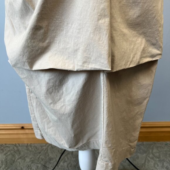 Unique Lauren Vidal Sofia Sleeveless Dress Jackie O Collar Size L Made in Italy - Picture 4 of 10